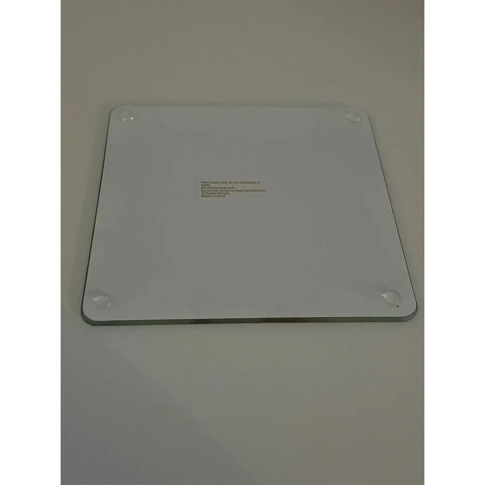 Susan Winget Christmas Glass Signed Cutting Board 8